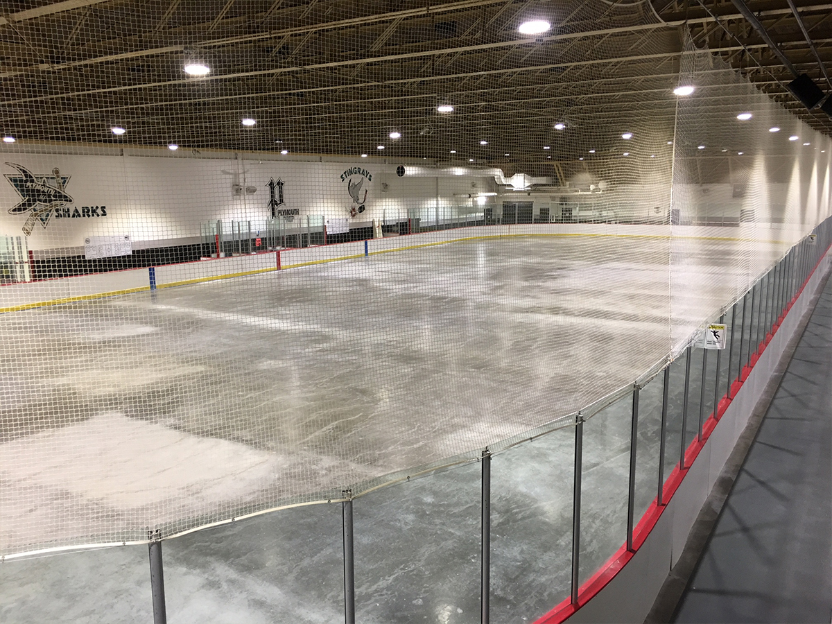 【Project】200W OH High Bay Hockey Rink Installation AOK LED Light