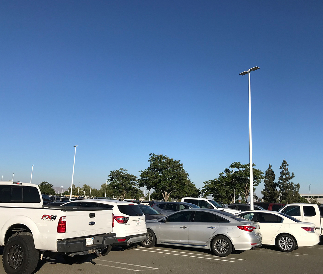 【Project】230W parking lot Installation AOK LED Light